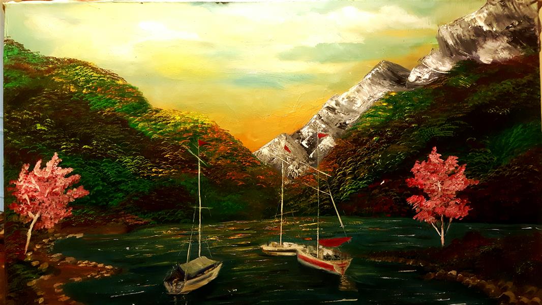 هنر نقاشی و گرافیک محفل نقاشی و گرافیک Farahnaz sharif جنگل بهار
تکنیک رنگ روغن
سال اثر ۱۳۹۶