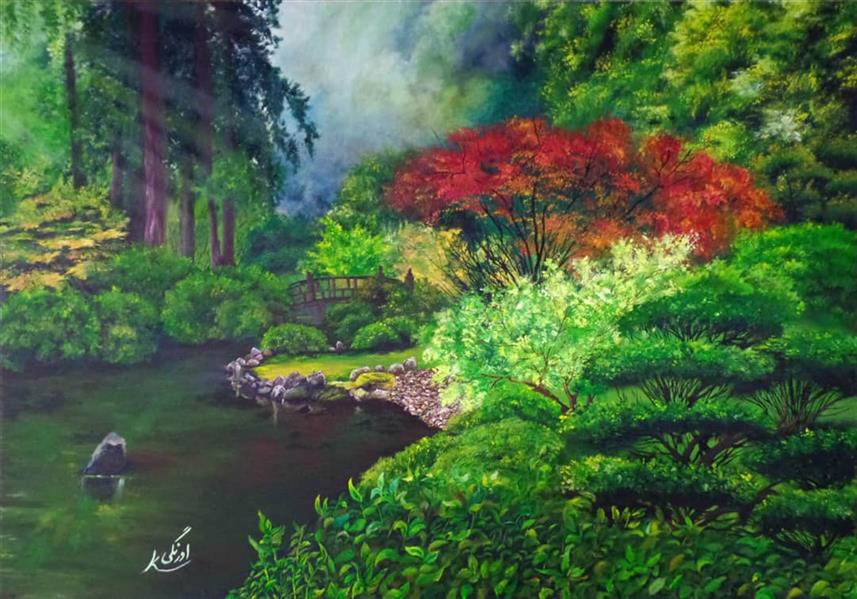 هنر نقاشی و گرافیک محفل نقاشی و گرافیک هنرمند  رنگ روغن 100x70 طبیعت