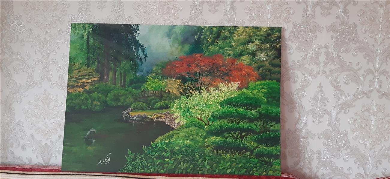 هنر نقاشی و گرافیک محفل نقاشی و گرافیک هنرمند  رنگ روغن سایز ۱۰۰x ۷۰ طبیعت