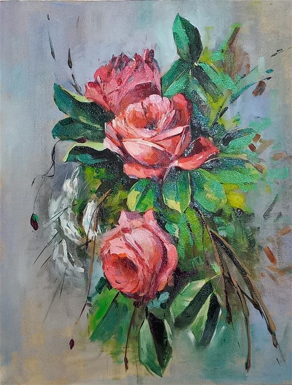 هنر نقاشی و گرافیک محفل نقاشی و گرافیک فاطمه حرافی سال ۱۴۰۰ نقاشی رنگ روغن
