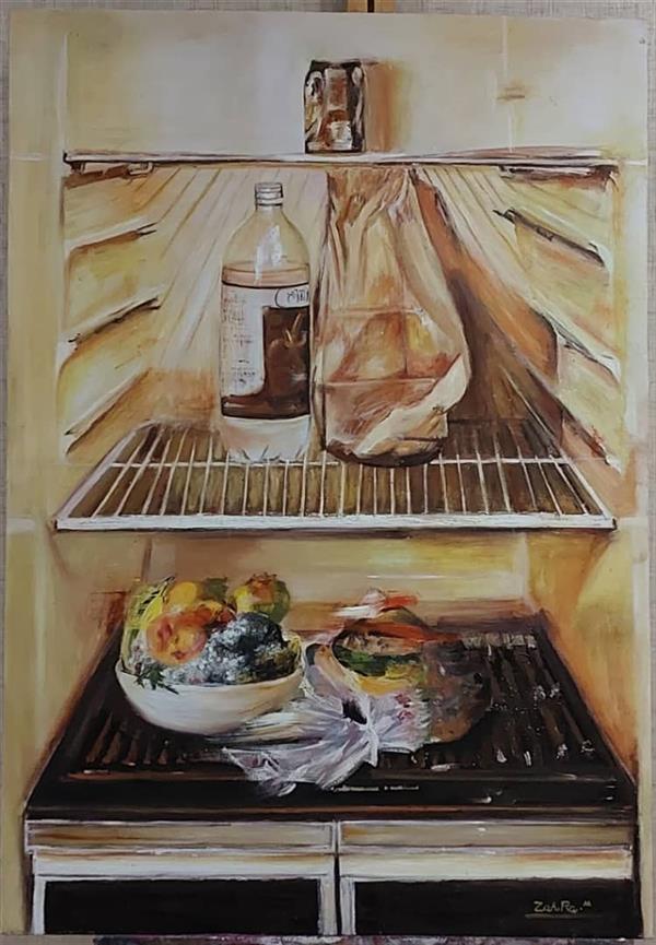 هنر نقاشی و گرافیک محفل نقاشی و گرافیک زهرا مومنی #زهرا_مومنی
سال خلق:۱۴۰۲
تام اثر #مجموعه_یخ_چال