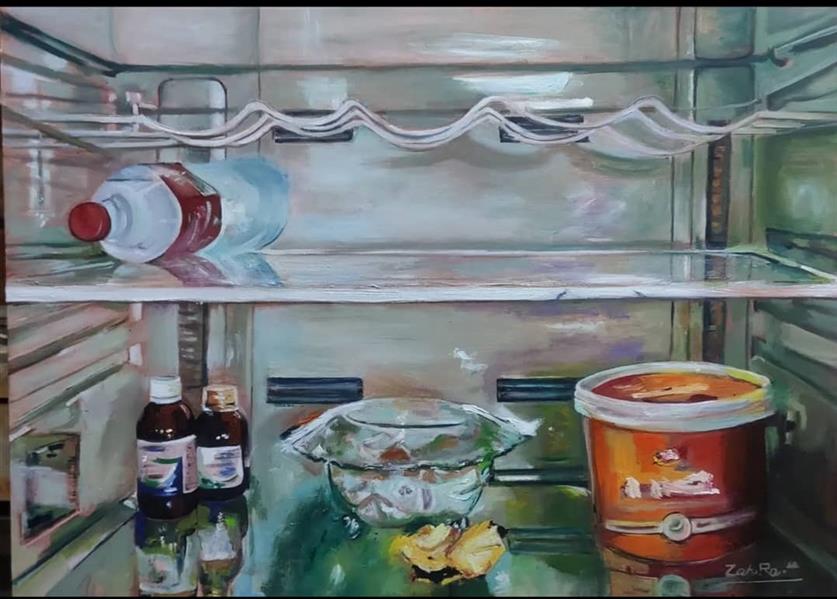 هنر نقاشی و گرافیک محفل نقاشی و گرافیک زهرا مومنی #زهرا مومنی
تاریخ اثر۱۴۰۱
#متریال رنگ روغن 
#مجموعه_یخ_چال