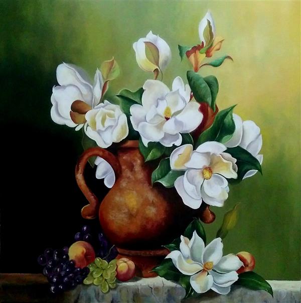هنر نقاشی و گرافیک محفل نقاشی و گرافیک محبوبه جهانی تکنیک رنگ روغن 