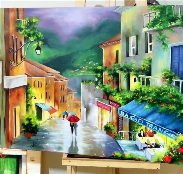 هنر نقاشی و گرافیک محفل نقاشی و گرافیک محبوبه جهانی تکنیک رنگ روغن 