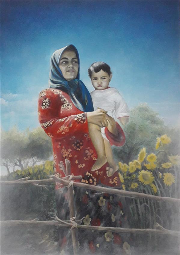 هنر نقاشی و گرافیک محفل نقاشی و گرافیک حمیدرضا سیف الهی #رنگ روغن
#سال اثر۱۳۹۸
#نام اثر  باغ مادر
#هنرمند حمیدرضاسیف الهی