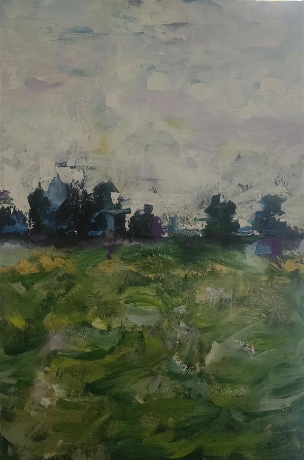 هنر نقاشی و گرافیک محفل نقاشی و گرافیک شیما لسانی #تکسچر و اکرلیک روی بوم سال ۱۴۰۴