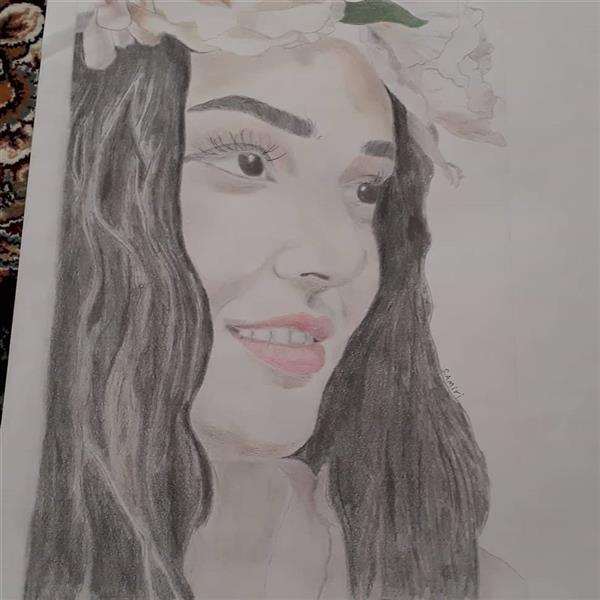 هنر نقاشی و گرافیک محفل نقاشی و گرافیک سولماز امیری نقاشی دختر
تکنیک مداد رنگی 
سفارش پذیرفته میشه