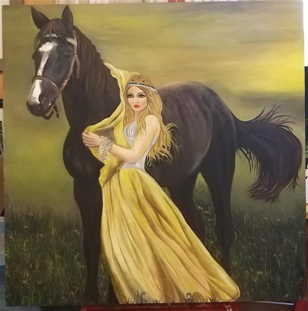هنر نقاشی و گرافیک محفل نقاشی و گرافیک محبوبه صانعی یارندی #رنگ روغن 

#پریزاد...فروخته شد ×××