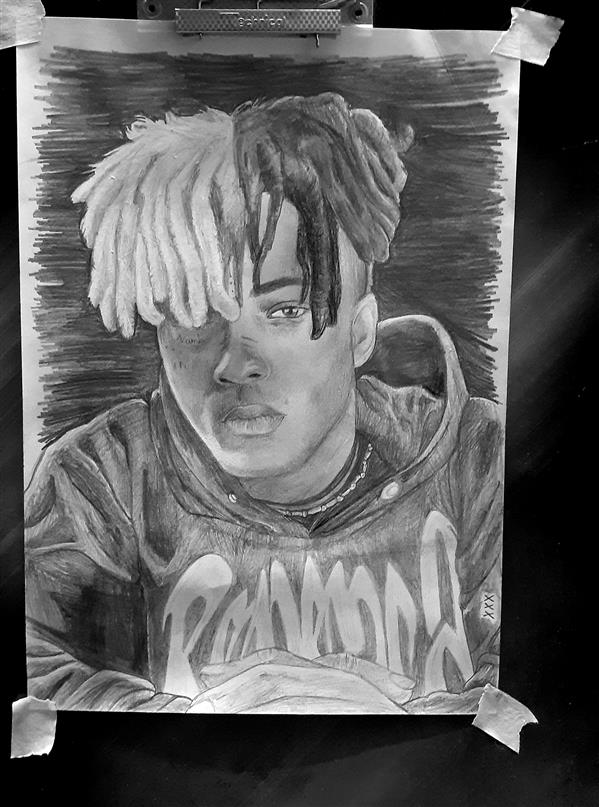هنر نقاشی و گرافیک محفل نقاشی و گرافیک محمد فیضی #رپ #هیپ‌هاپ #xxxtentacion #hiphop #محمدفیضی