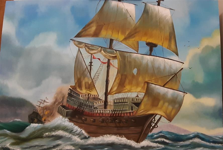 هنر نقاشی و گرافیک محفل نقاشی و گرافیک نسرین اسماعیلی  Warship
