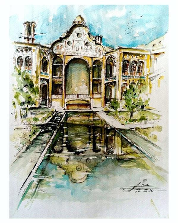 هنر نقاشی و گرافیک محفل نقاشی و گرافیک محمدصفاری زاده #آبرنگ
#معماری 