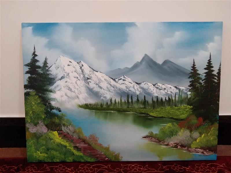 هنر نقاشی و گرافیک محفل نقاشی و گرافیک Arsham  #wet-on-wet - technique-bob-ross-style