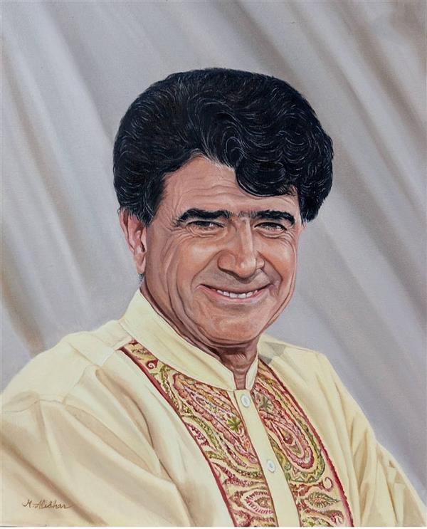 هنر نقاشی و گرافیک محفل نقاشی و گرافیک مریم عالی شأن رنگ روغن روی بوم 
به همراه قاب