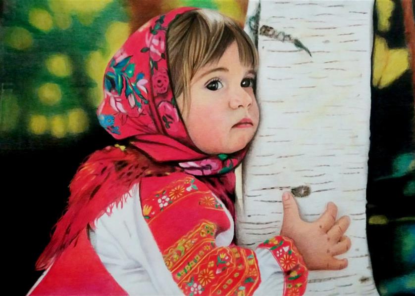هنر نقاشی و گرافیک محفل نقاشی و گرافیک Mahnaz mohammadi  نقاشی مداد رنگی ۲۵×۳۰
