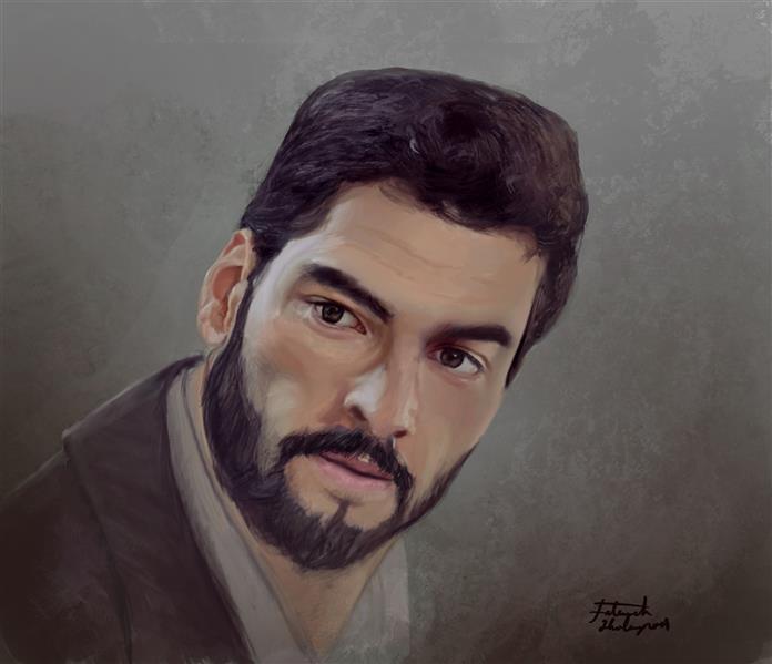 هنر نقاشی و گرافیک محفل نقاشی و گرافیک فاطمه غلامپور #نقاشی_دیجیتال#پرتره#نقاشی_چهره