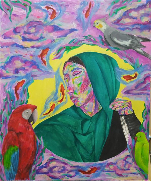 هنر نقاشی و گرافیک محفل نقاشی و گرافیک Artistfth اکریلیک 