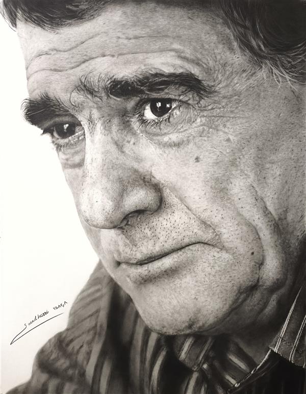 هنر نقاشی و گرافیک محفل نقاشی و گرافیک سعید حری #سیاه_قلم هایپررئال زغال و دوده اثر #سعیدحری
چهره #استادشجریان

