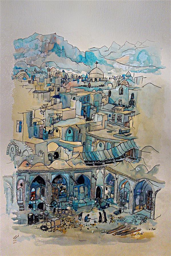 هنر نقاشی و گرافیک محفل نقاشی و گرافیک MOHSEN HALIMI آبرنگ#1376#کپی آلن بایاش#محسن حلیمی