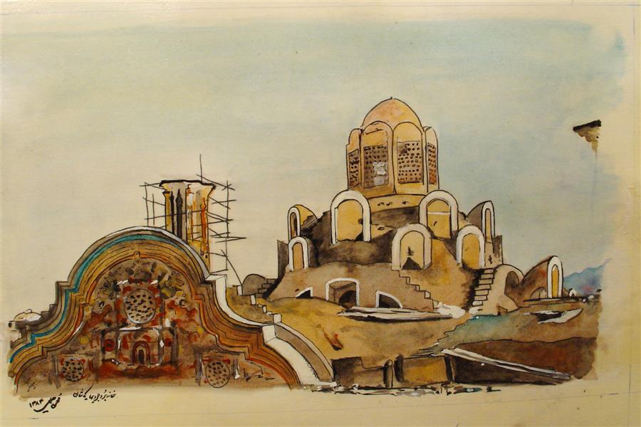 هنر نقاشی و گرافیک محفل نقاشی و گرافیک MOHSEN HALIMI خانه بروجردی#کاشان#1384#محسن حلیمی