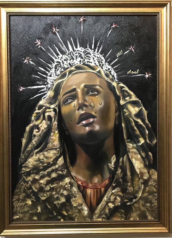 هنر نقاشی و گرافیک محفل نقاشی و گرافیک عسل  رنگ روغن روی بوم 
نام اثر مریم مقدس