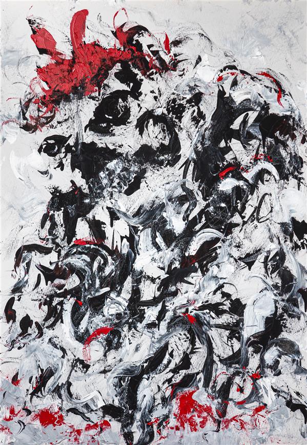 هنر نقاشی و گرافیک محفل نقاشی و گرافیک مریم جمالی آقای رئیس/ اکرلیک روی بوم/ ۲۰۲۵