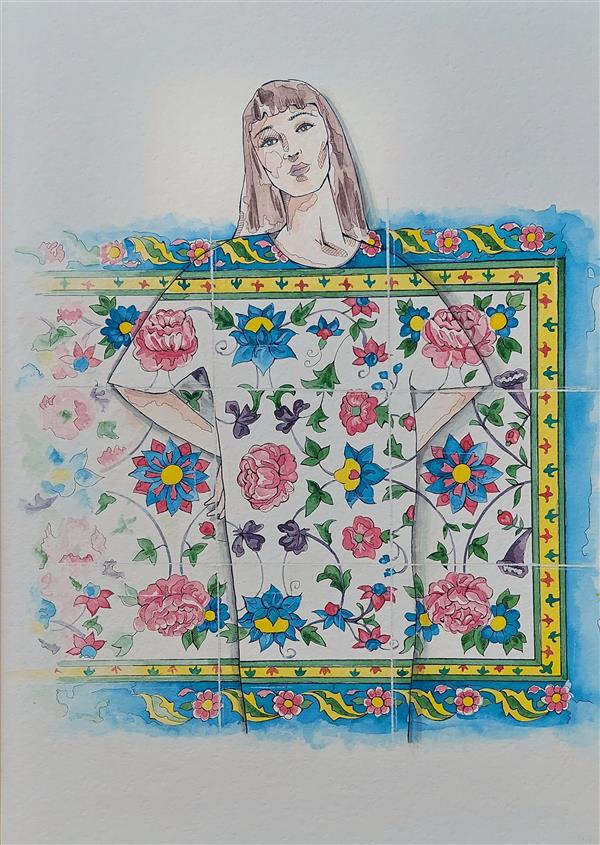 هنر نقاشی و گرافیک محفل نقاشی و گرافیک Mehrnaz Hashemi نام اثر: اینجا، میان شیراز
نام هنرمند: مهرناز هاشمی
تکنیک: #آبرنگ و #راپید
سال اجرا تابستان 1399.
تابلو با قاب و شیشه محافظ است (قاب سفید رنگ). ابعاد اثر بدون در #قاب و پاسپارتو درج شده است.
#نقاشی