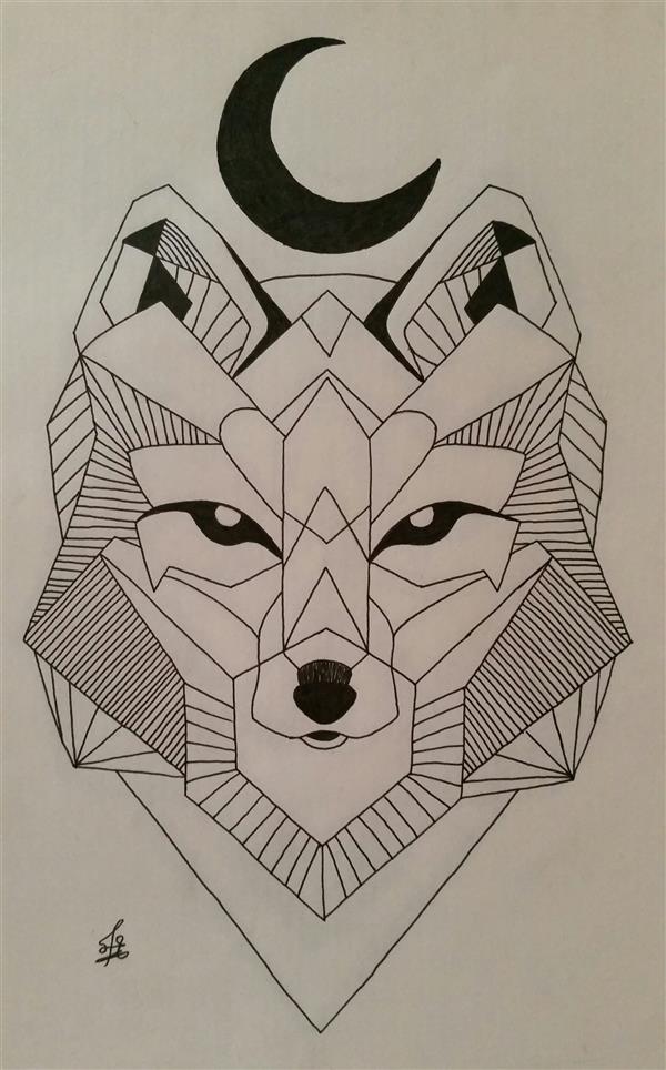 هنر نقاشی و گرافیک محفل نقاشی و گرافیک Sanahabibi #گرگ #wolf #گرگینه
راپید روی کاغذ