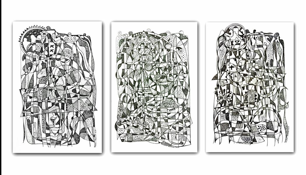 هنر نقاشی و گرافیک محفل نقاشی و گرافیک Shahramsharareh نقاشی#راپید روی مقوا#از مجموعه:روشنا وتاریک های ابدی/اثر شماره:۲۵۶#شهرام شراره/۱۳۹۹