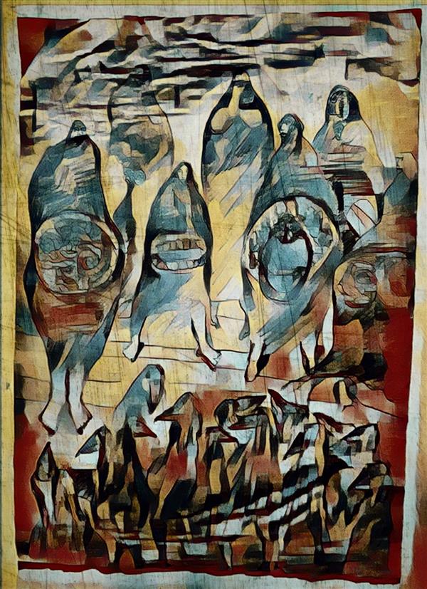 هنر نقاشی و گرافیک محفل نقاشی و گرافیک Shahramsharareh نقاشی#دیجیتال آرت#از مجموعه:سایه های متنتن#اثر شماره:۱۰۸#شهرام شراره#۱۳۹۹