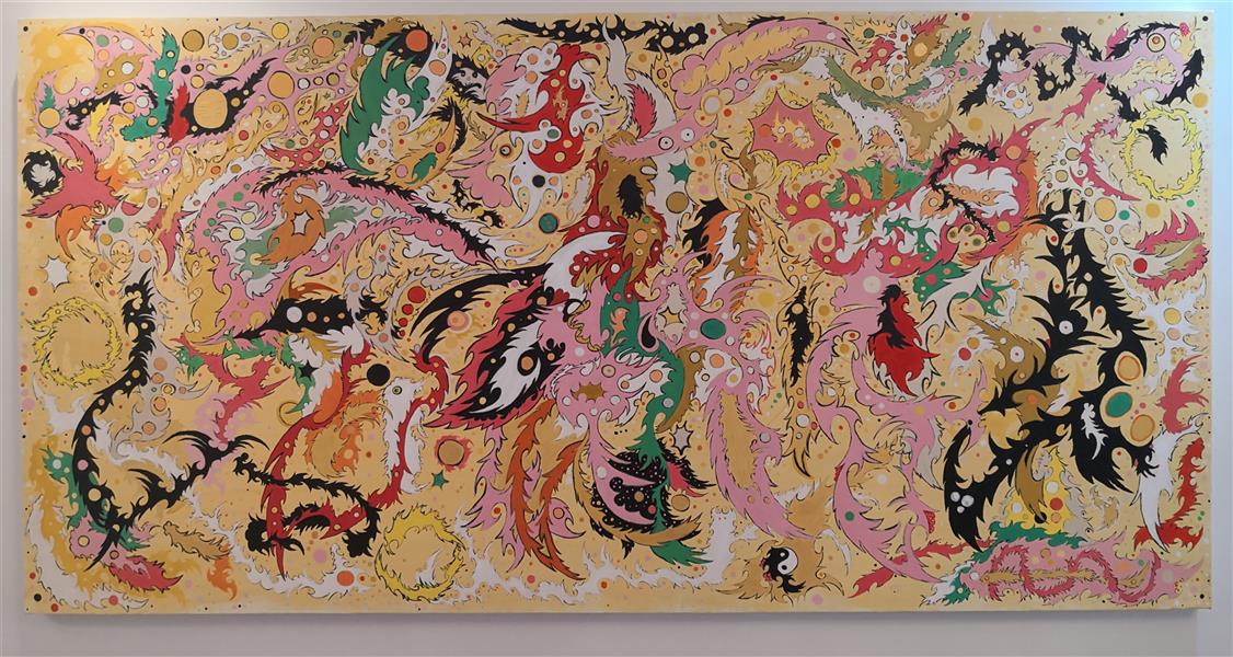 هنر نقاشی و گرافیک محفل نقاشی و گرافیک بابک محبوبی تابلوی رنگ روغن، سال خلق اثر 1400، نام اثر مانیفست، اثر بابک محبوبی