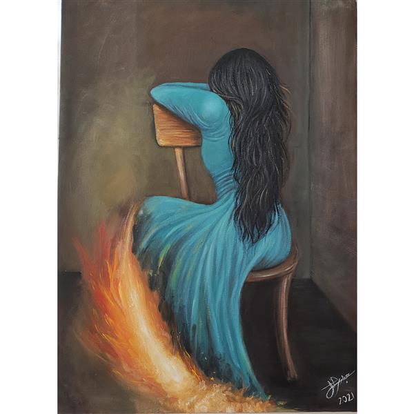 هنر نقاشی و گرافیک محفل نقاشی و گرافیک فاطمه جداری کجا و چگونه؟-مرداد ۱۴۰۰
اثر فاطمه جداری
#اورجینال و کاملا انتزاعی
تکنیک #رنگ_روغن
سبک #سورئالیسم