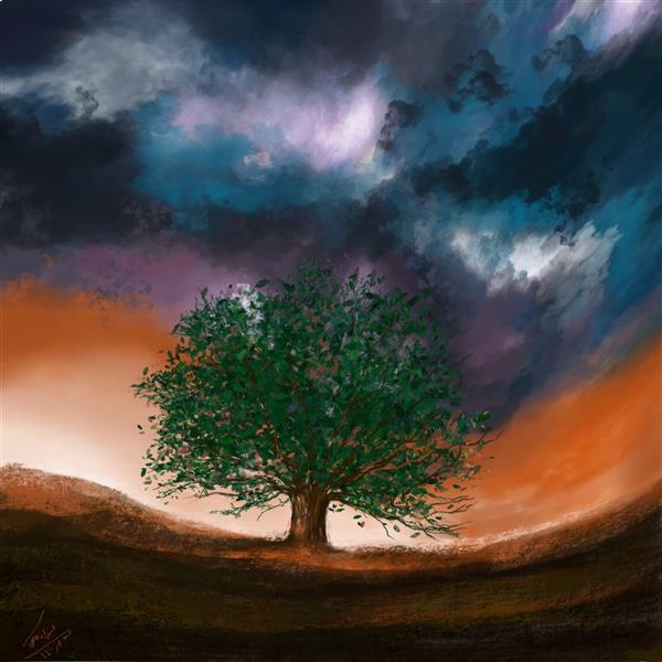 هنر نقاشی و گرافیک محفل نقاشی و گرافیک Farzane maleki پاییز