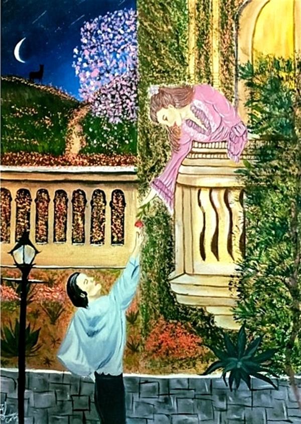 هنر نقاشی و گرافیک محفل نقاشی و گرافیک زهرا عبدالهی نام اثر :عشق شیرین
ابزار :رنگ اکریلیک 
هنرمند:زهرا عبدالهی