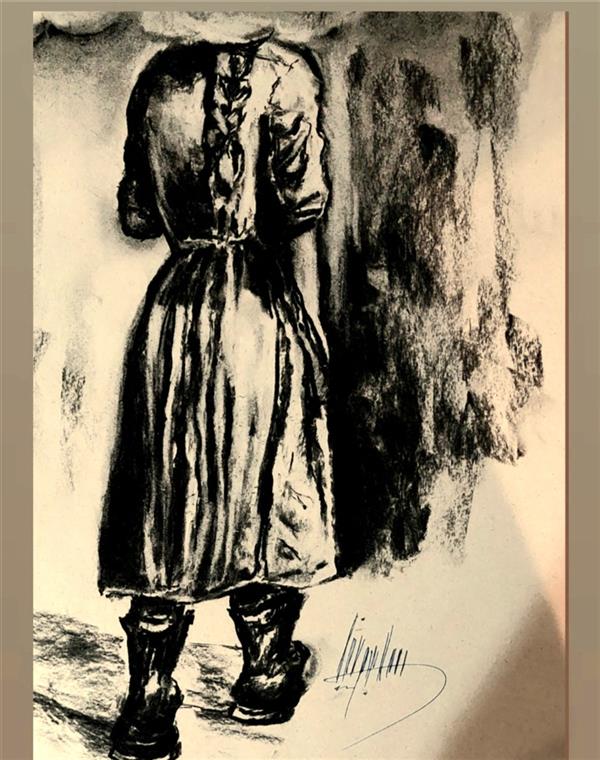 هنر نقاشی و گرافیک محفل نقاشی و گرافیک زینت سادات پورسیدی (سابرینا) تکنیک اثر: #زغال
نام اثر : خاطرات
اجرا : دی ماه ۱۴۰۳