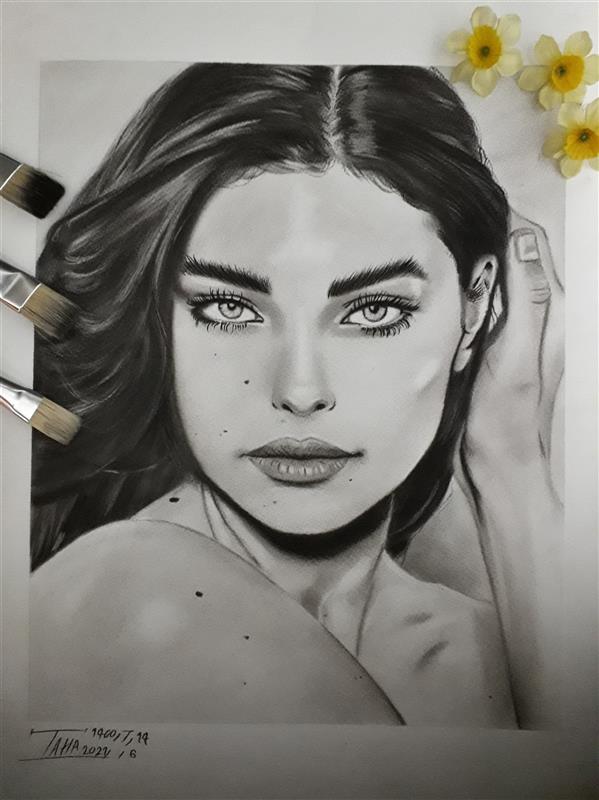 هنر نقاشی و گرافیک محفل نقاشی و گرافیک سید طاها موسوی سیاه قلم با مقوای بافت دار 