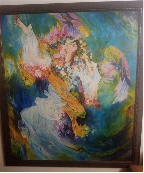 هنر نقاشی و گرافیک محفل نقاشی و گرافیک حامد کیخا تابلو کار دست  با قاب