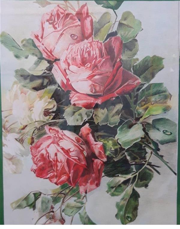 هنر نقاشی و گرافیک محفل نقاشی و گرافیک محبوبه خنجری نقاشی مداد رنگی،سال ۱۳۹۸،اثر محبوبه خنجری