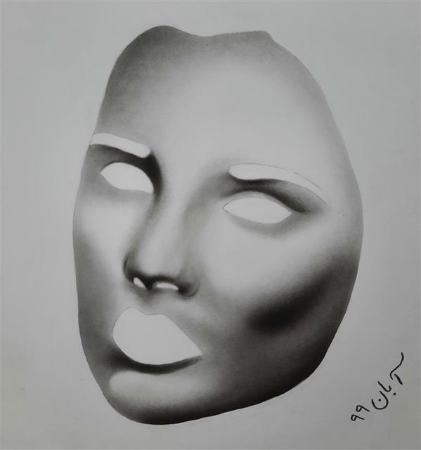 هنر نقاشی و گرافیک محفل نقاشی و گرافیک Vafa-Art7🎨 # سیاه- قلم
ماسک صورت
یایز A4