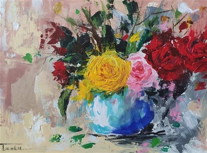 هنر نقاشی و گرافیک محفل نقاشی و گرافیک نوید توکل اکریلیک روی بوم
