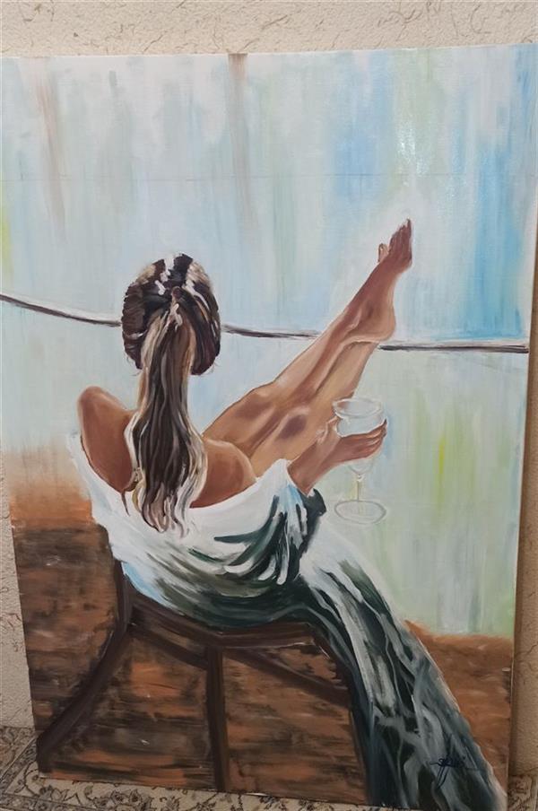 هنر نقاشی و گرافیک محفل نقاشی و گرافیک فائزه امینی رنگ روغن وینزور 