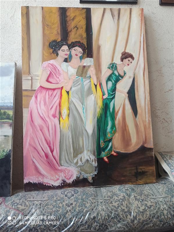 هنر نقاشی و گرافیک محفل نقاشی و گرافیک فائزه امینی رنگ روغن 
وینزور و وستا