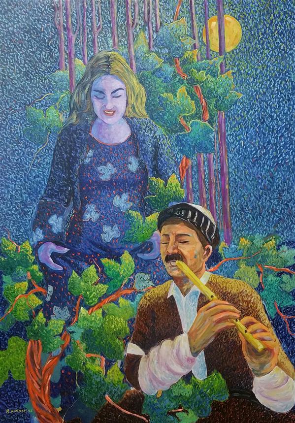 هنر نقاشی و گرافیک محفل نقاشی و گرافیک Reza karimnejad رنگ روغن روی بوم 