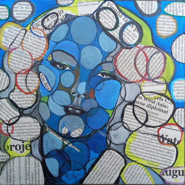 هنر نقاشی و گرافیک محفل نقاشی و گرافیک منا عباس نژاد   Mixed media, collage and painting
Acrylic painting