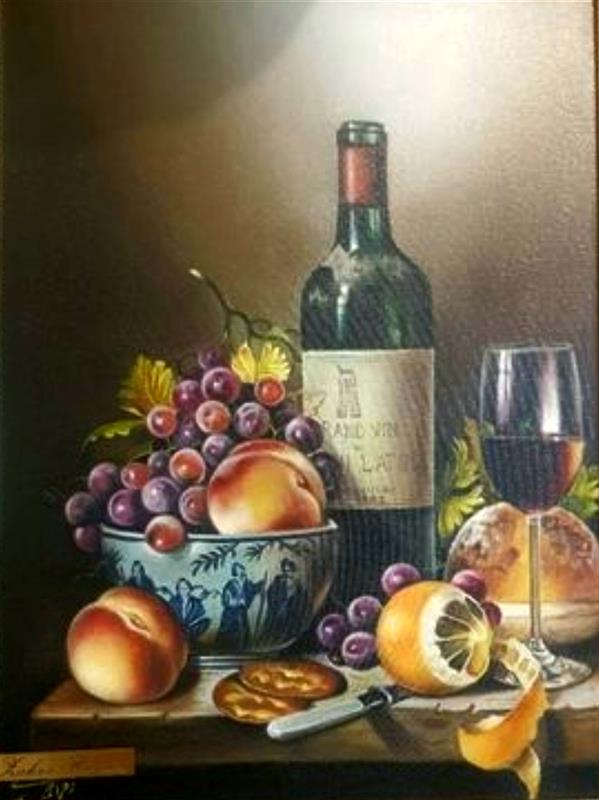 هنر نقاشی و گرافیک محفل نقاشی و گرافیک حمیدی نام اثرفصل مستی ابعاد30*40تکنیک رنگ روغن. سبک رئال