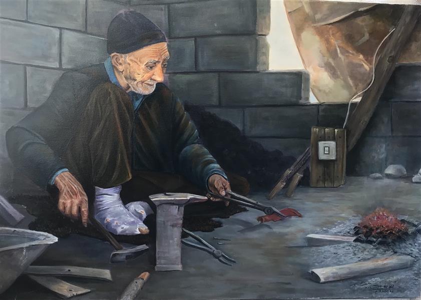 هنر نقاشی و گرافیک محفل نقاشی و گرافیک احمدرضارئوفی اورجینال