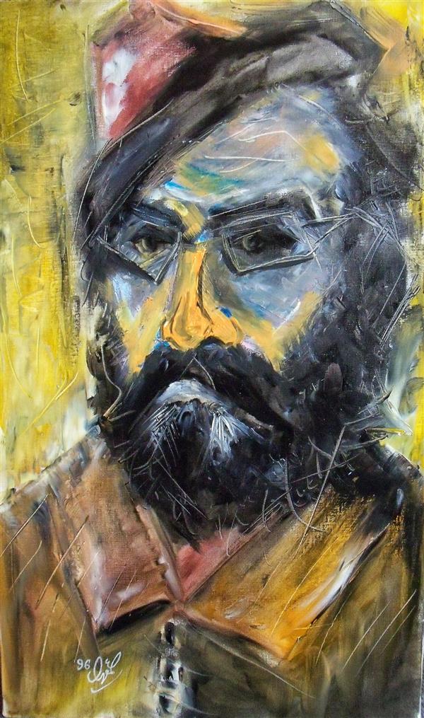 هنر نقاشی و گرافیک محفل نقاشی و گرافیک مهران عظیمی نام اثر:منه میانسال
رنگ روغن 
سومین اثر از مجموعه ی خالق و مخلوق