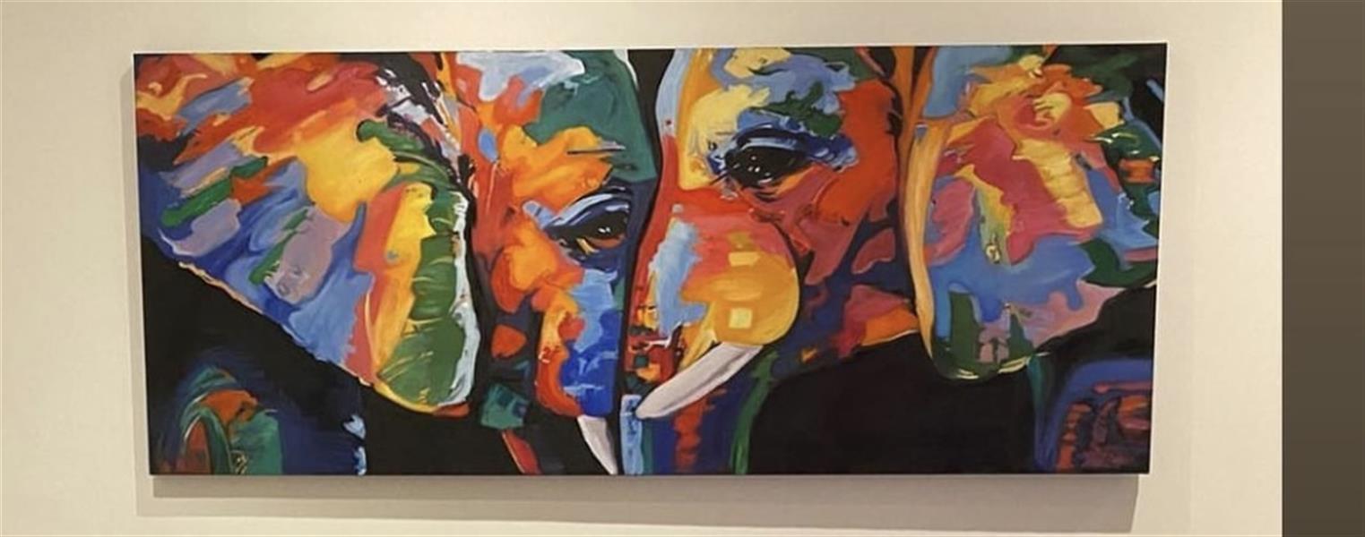 هنر نقاشی و گرافیک محفل نقاشی و گرافیک ترانه دبیری تابلو رنگ روغن سبک ابستره 