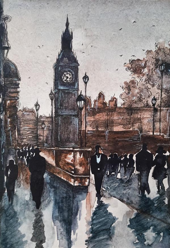 هنر نقاشی و گرافیک محفل نقاشی و گرافیک ندا شعبانی Big Ben
Watercolor
