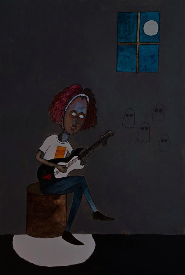 هنر نقاشی و گرافیک محفل نقاشی و گرافیک ندا شعبانی Rockstar's life collection, his hope
Watercolor, Acrylic