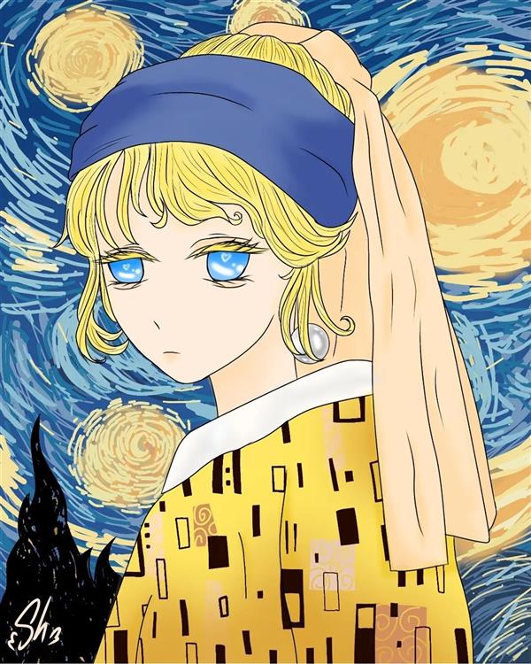 هنر نقاشی و گرافیک محفل نقاشی و گرافیک sh_moon2022 وقتی خریداری کردید به صورت فایل برایتان میفرستیم💜✨
نقاشی دیجیتال

الهام از نقاشی های معروف 
و آثار هنر مند بزرگ ونگوگ 🌌🌃